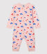 Babies' Footless Decorative Cotton Sleepsuit