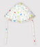 Babies' Organic Cotton Terry Sun Hat MARSHMALLOW white/MULTICO white