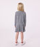 Children's stripy cotton cardigan SMOKING blue/MARSHMALLOW white