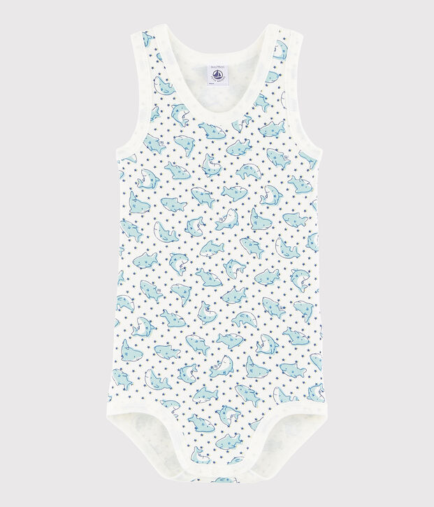 Baby Boys' Sleeveless Bodysuit white/multicolor
