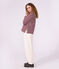 Women's cotton Breton top red/white