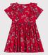 Girls' Short-Sleeved Poplin Dress