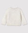 Baby girl's tubular knit cardigan MONTELIMAR CHINE beige