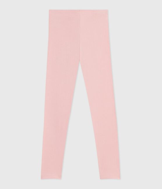 Children's plain cotton leggings JOLI pink