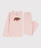 Girls' Velour Pyjamas SALINE pink