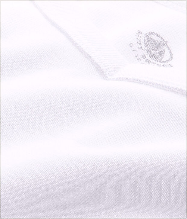 Men's short-sleeved V-neck T-shirt white