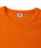 Women's T-shirt in heritage rib Feu orange