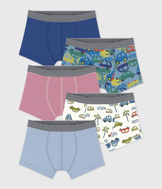 Pack of children's car print cotton boxers variante 1