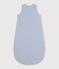 Babies' 3 TOG plain velour sleeping bag POLAIRE