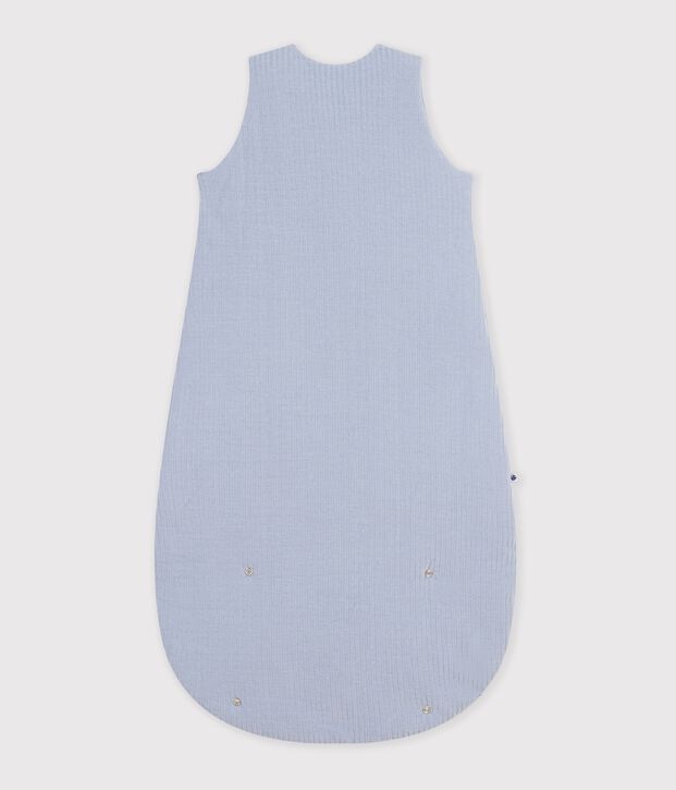 Babies' 3 TOG plain velour sleeping bag POLAIRE