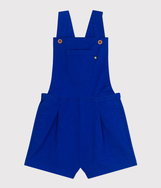 Girls' Short Dungarees SURF blue
