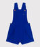 Girls' Short Dungarees SURF blue