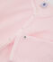 Girls' Fleece Jumpsuit VIENNE pink/MISTIGRI grey