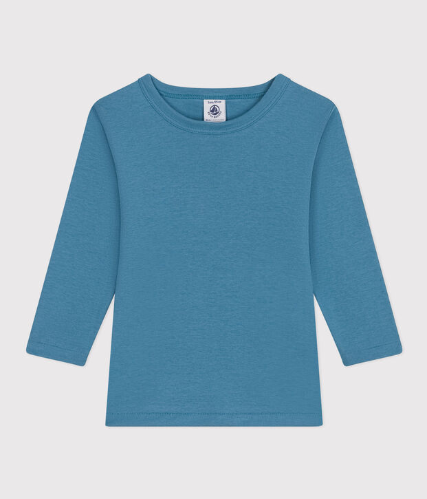 Long-sleeved cotton T-Shirt blue