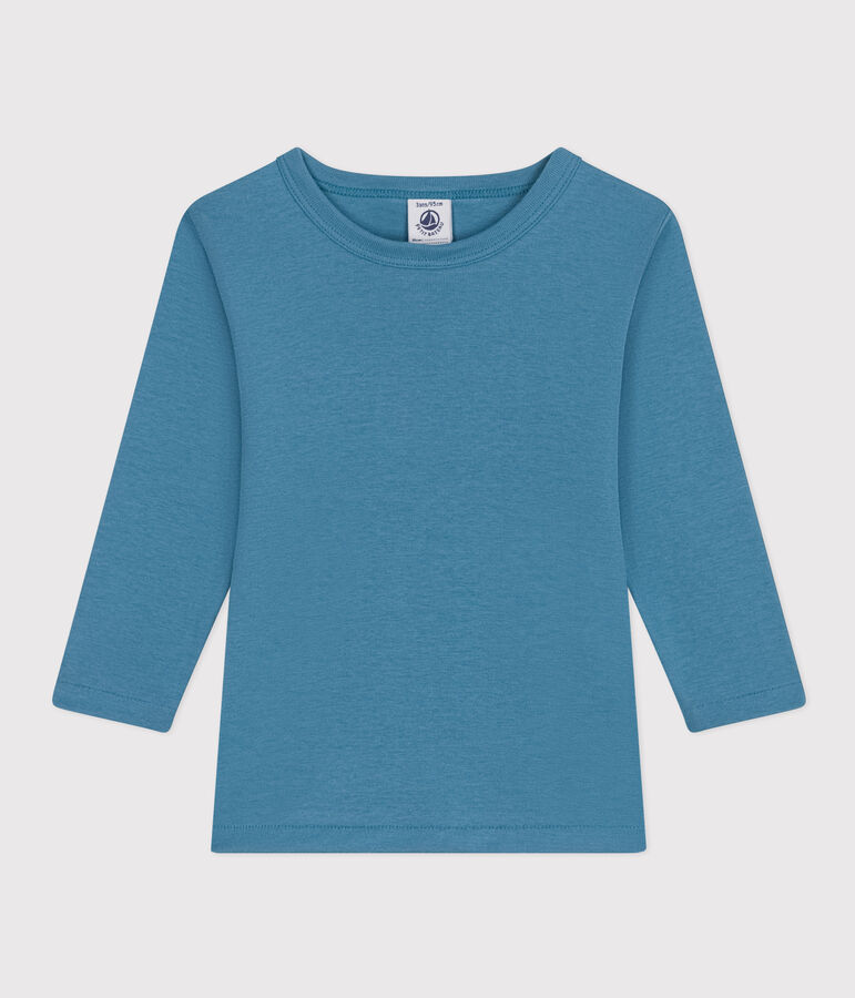 Long-sleeved cotton T-Shirt blue