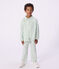 Children's long-sleeved plain cotton shirt SPRAY blue