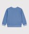 Children's plain cotton sweatshirt blue