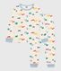 Children's pyjamas in chalet-print fleece