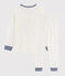 Children's Tiger Motif Ribbed Pyjamas MARSHMALLOW white/MULTICO white