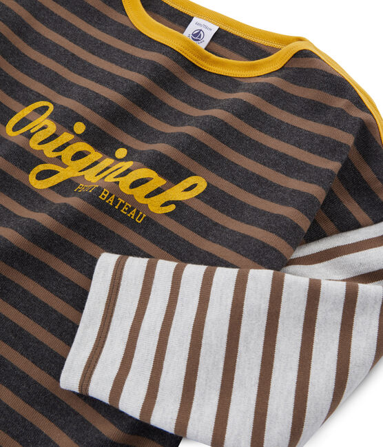 Boys' Sailor Top CITY black/COCOA brown