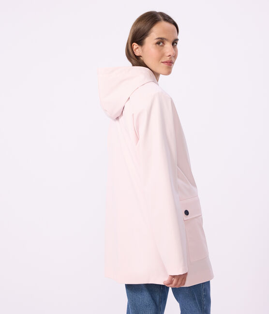 Iconic raincoat for men or women BARELY pink