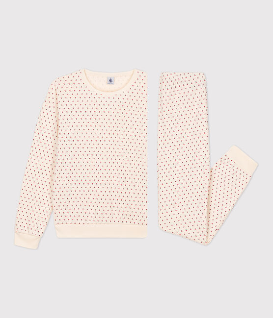 Women's Cotton Pyjamas AVALANCHE white/MULTICO