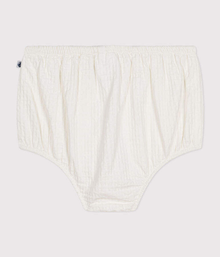Babies' Textured Bloomers white