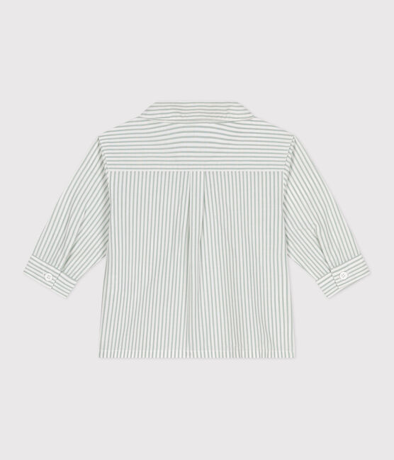 Babies' stripy cotton shirt PAUL /ECUME