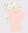 Girls' Short-Sleeved Organic Cotton T-Shirts - 2-Pack variante 1