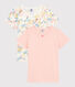 Girls' Short-Sleeved Organic Cotton T-Shirts - 2-Pack