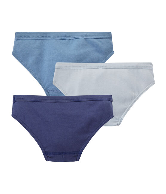 Set of 3 boys' plain briefs LOT white