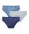 Set of 3 boys' plain briefs LOT white