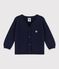 Babies' Knitted Cardigan SMOKING blue