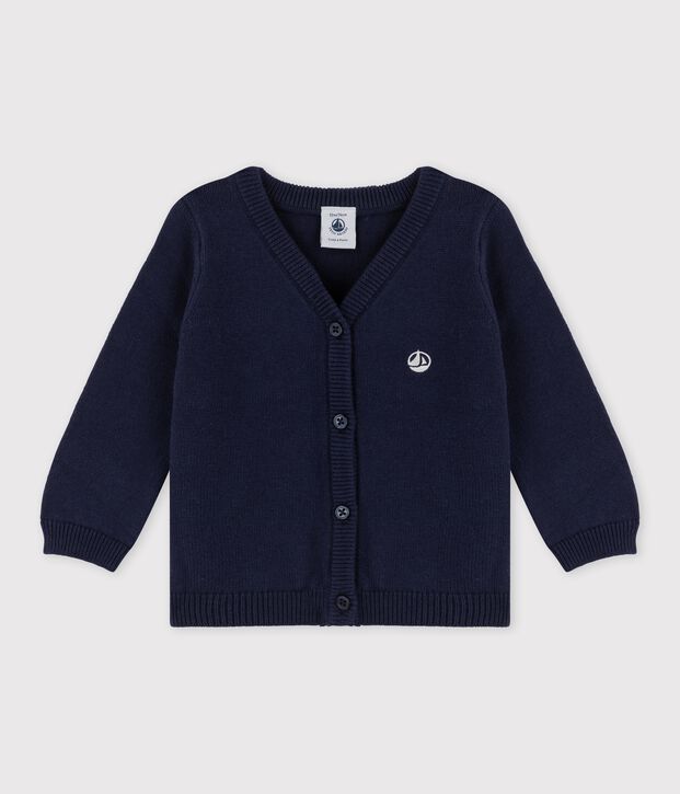 Babies' Knitted Cardigan blue