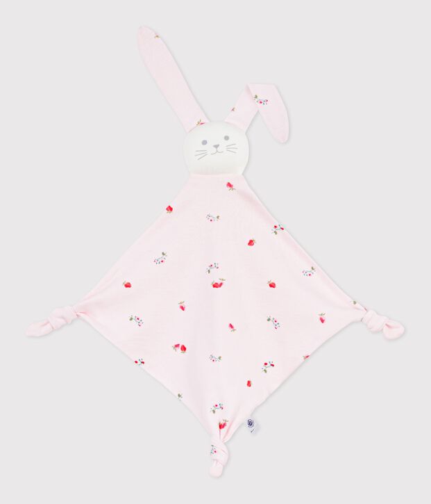 Babies' floral-print cotton comforter pink/multicolor