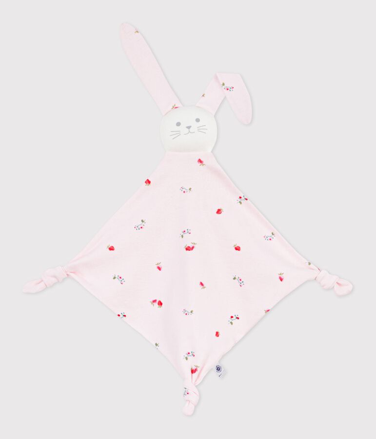 Babies' floral-print cotton comforter pink/multicolor