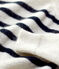 Girls' Mohair/Cotton Jumper MARSHMALLOW white/SMOKING blue