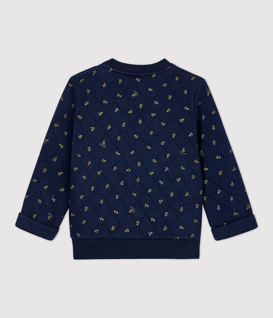 Babies' Quilted Sweatshirt SMOKING blue/JERRYCAN