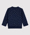 Babies' Quilted Sweatshirt SMOKING blue/JERRYCAN