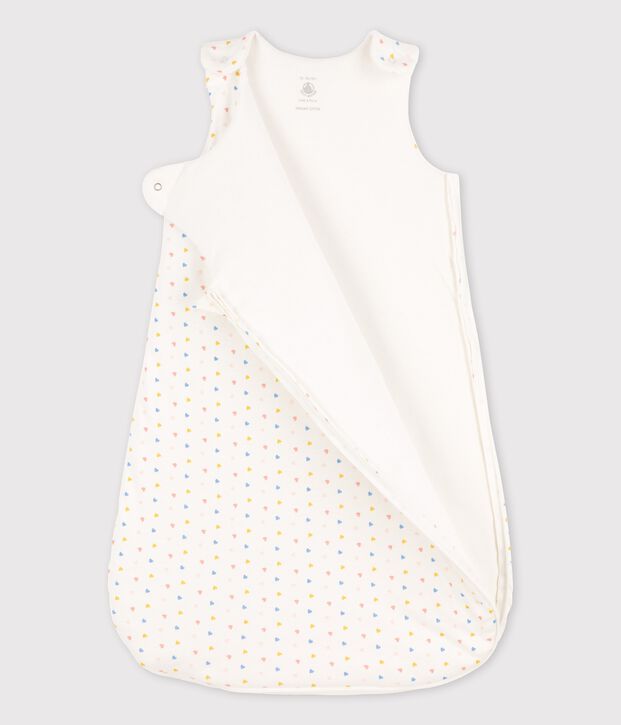 Babies' Organic Cotton Sleeping Bag white/multicolor