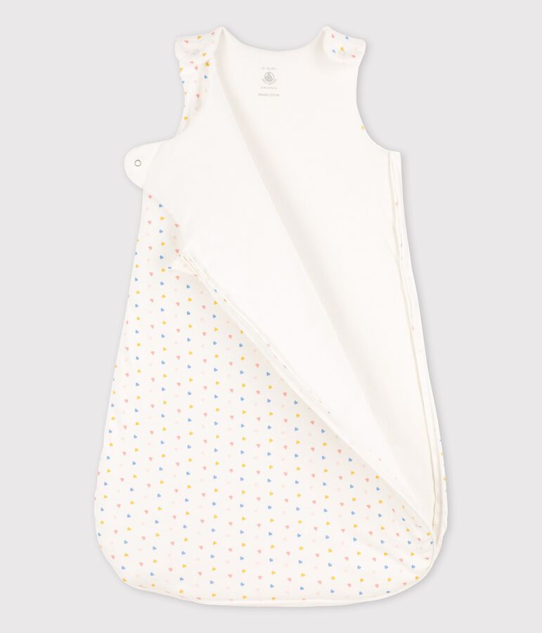 Babies' Organic Cotton Sleeping Bag white/multicolor