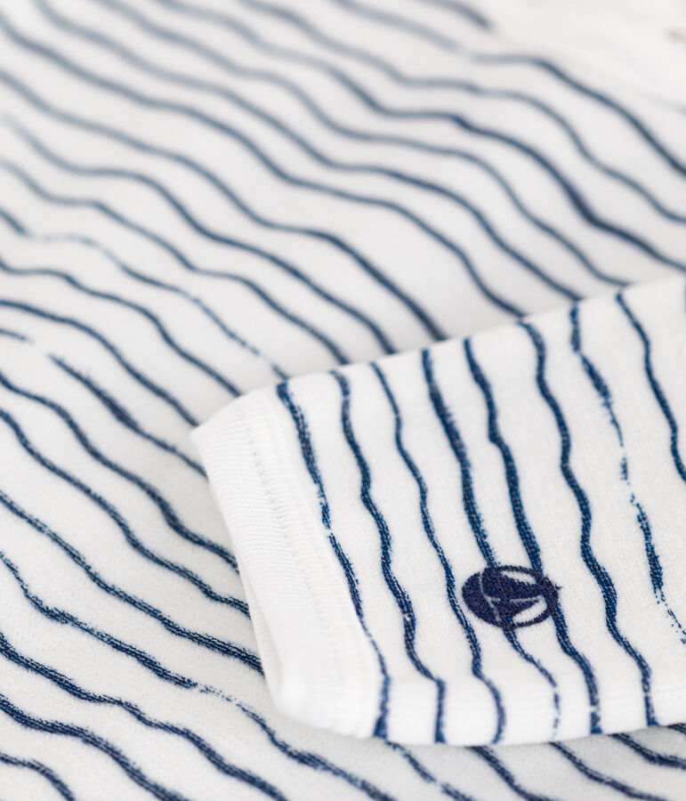 Dors bien en velours b&eacute;b&eacute; ECUME white/INCOGNITO