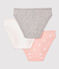 Girls' Star Print Cotton Briefs - 3-Pack variante 1