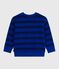 Children's stripy cotton sweatshirt OLYMPIC+SOIR blue