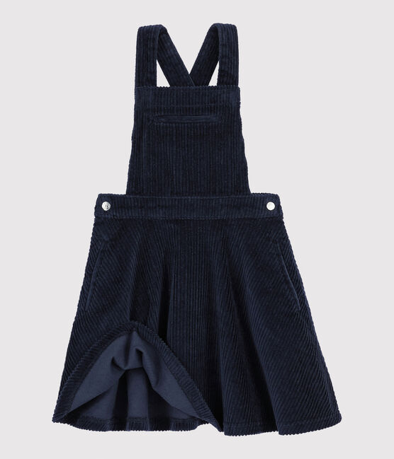 Girls' Dungaree Dress SMOKING blue