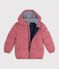 Children's plain puffer jacket pink