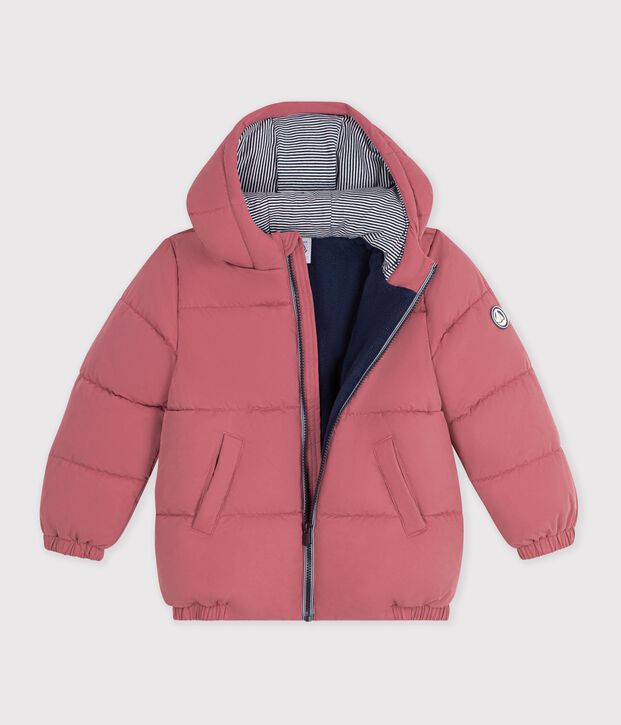 Children's plain puffer jacket pink