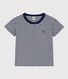 Boys' Striped Cotton T-Shirt
