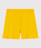 Girl's Cotton Shorts JAUNE yellow