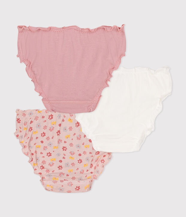 Children's Frilly Cotton Knickers - 2-Pack multicolor